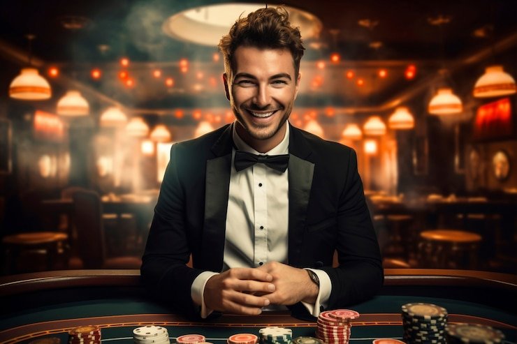 Browser ponsel menampilkan lottery responsif