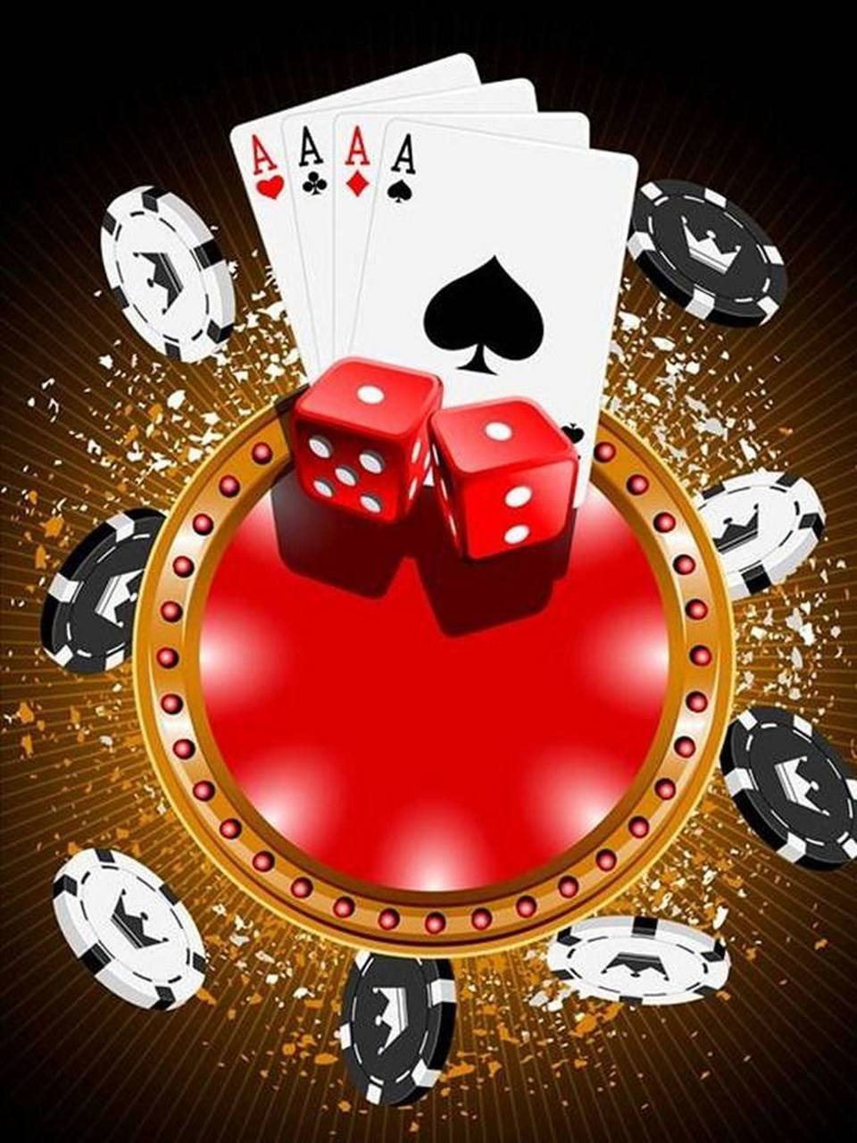 Meja blackjack virtual bernuansa cyan